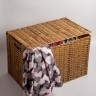 Сундук для хранения, плетеный, полиротанг