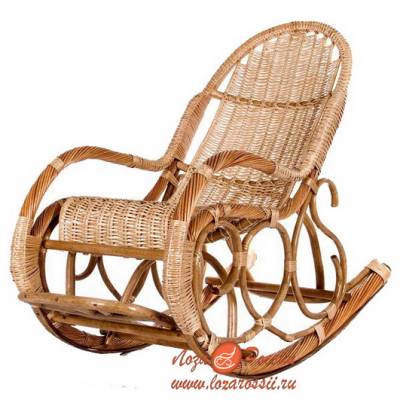 Кресло-качалка плетеное Ведуга